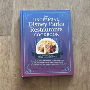 Blue and Purple Cookbook - Disney Theme Parks